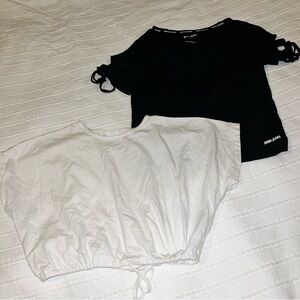 DKNY💚Topshop Black and White Tops Set